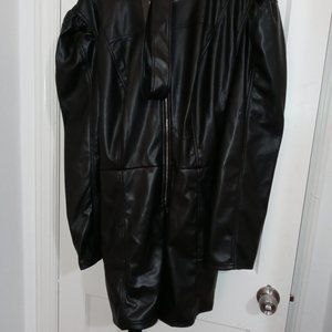 Faux Leather Romper